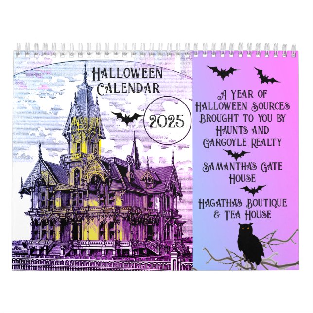 Calendario de Halloween de 2025 (Tapa)