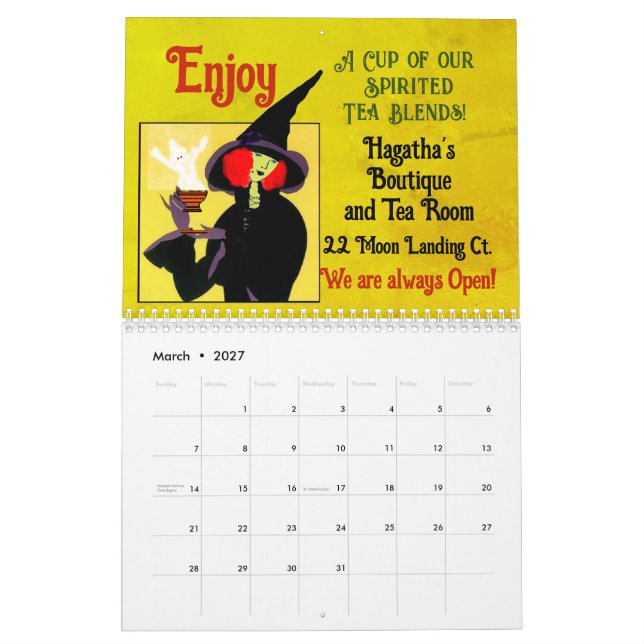 Calendario de Halloween de 2025 (Mar 2027)