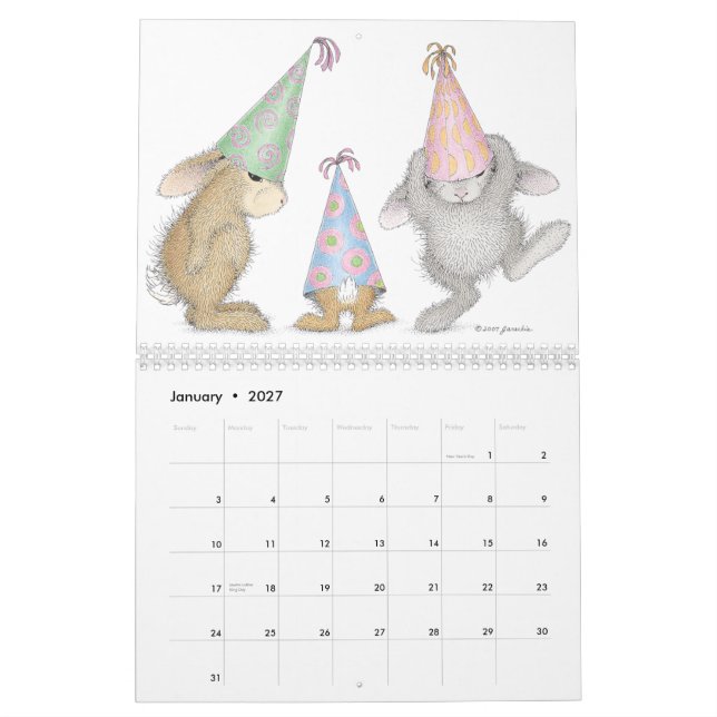Calendario de HappyHoppers® (Jan 2027)