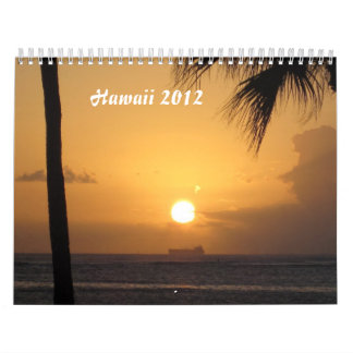 Calendario de Hawaii 2012