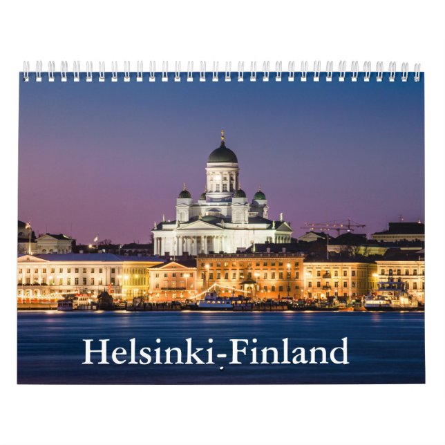 Calendario de Helsinki-Finlandia (Tapa)