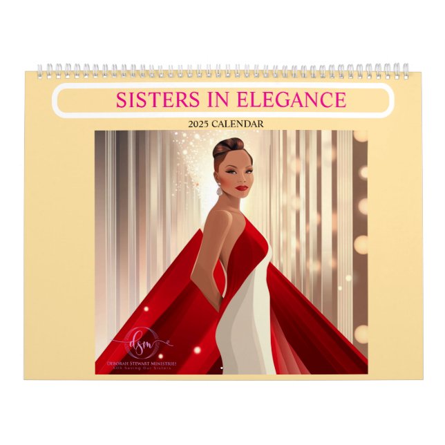 Calendario de HERMANAS EN ELEGANCE 2025 (Tapa)