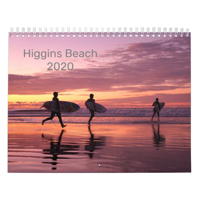 Calendario de Higgins Beach 2020 (Tapa)