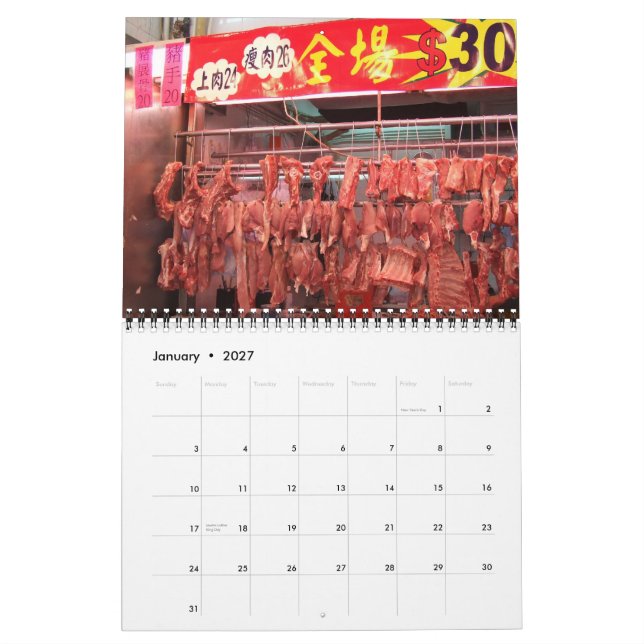 Calendario de Hong Kong, calendario China del (Jan 2027)