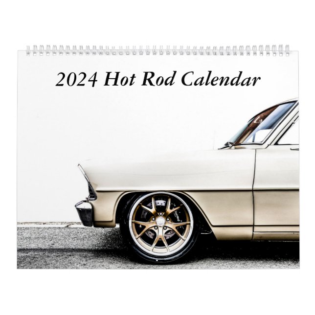Calendario de Hot Rod 2024 (Tapa)
