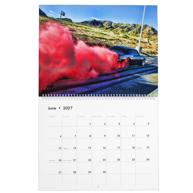 Calendario de Hotrod de 2017 caballos de fuerza (Jun 2027)