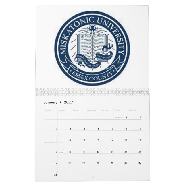 Calendario de HP Lovecraft (Jan 2027)