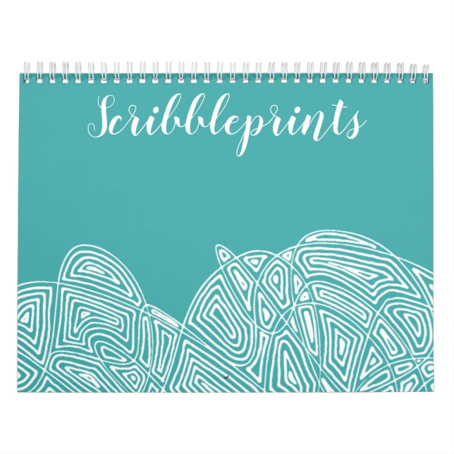 Calendario de huellas digitales (con diseños crist (Tapa)