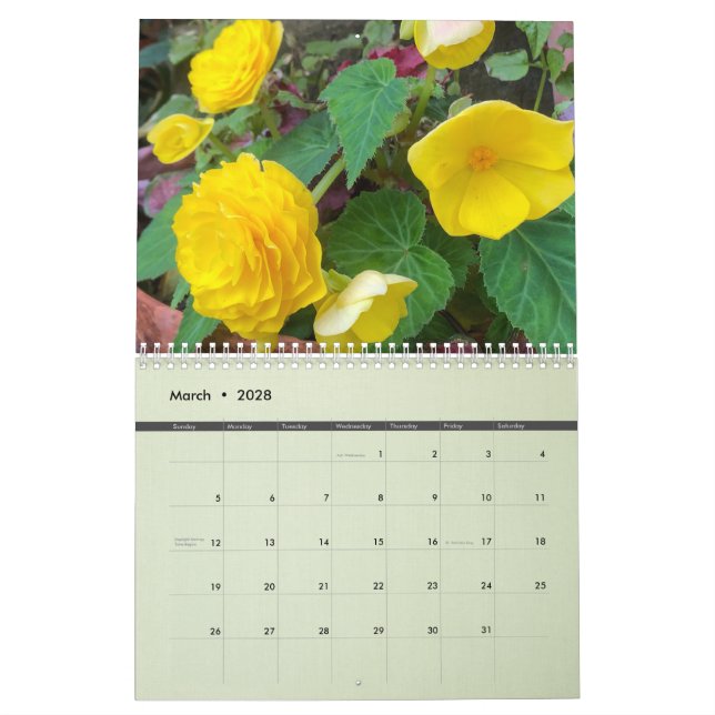 Calendario de Huertos de Tollerton 2024 para el In (Mar 2028)