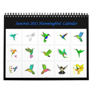 Calendario de Hummingbird de Suncrest 2021