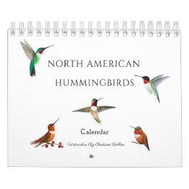 Calendario de Hummingbirds de Norteamérica