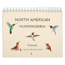 Calendario de Hummingbirds de Norteamérica