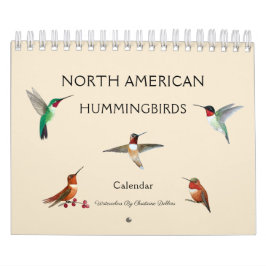 Calendario de Hummingbirds de Norteamérica