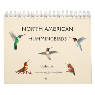 Calendario de Hummingbirds de Norteamérica