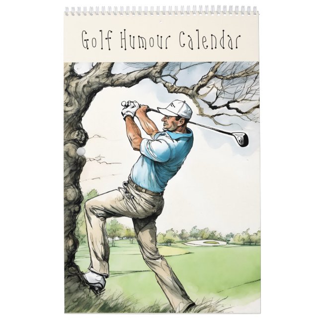 Calendario de humor de golf (Tapa)