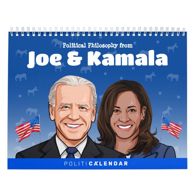 Calendario de humor político de Joe y Kamala (Tapa)