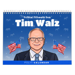 Calendario de humor político de Tim Walz