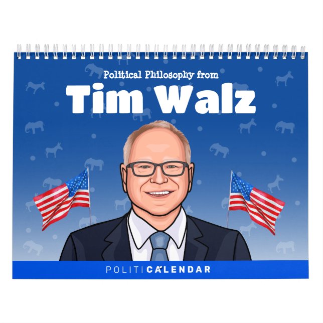 Calendario de humor político de Tim Walz (Tapa)