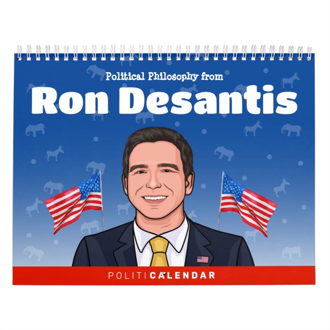 Calendario de humor político Ron Desantis (Tapa)
