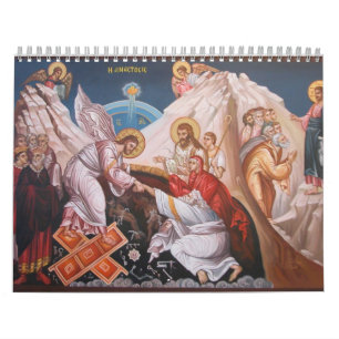 Calendario de iconos cristianos