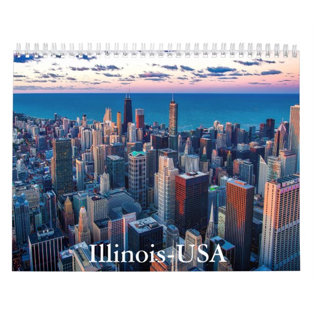 Calendario de Illinois-USA (Tapa)