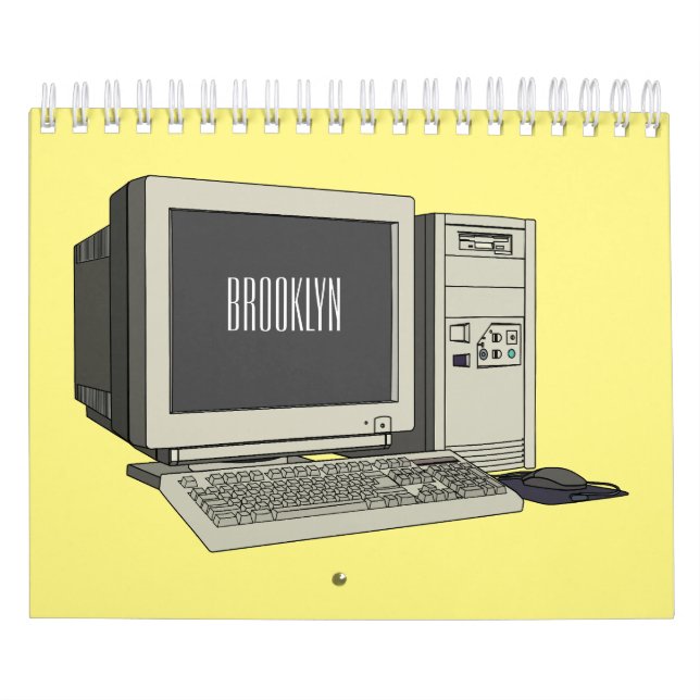 Calendario de ilustracion del personalizado del di (Tapa)