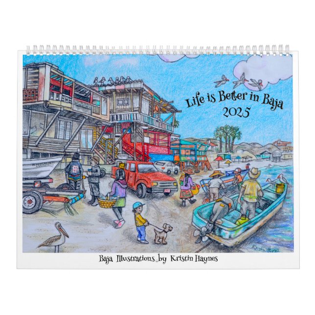 Calendario de Ilustraciones Baja (Tapa)