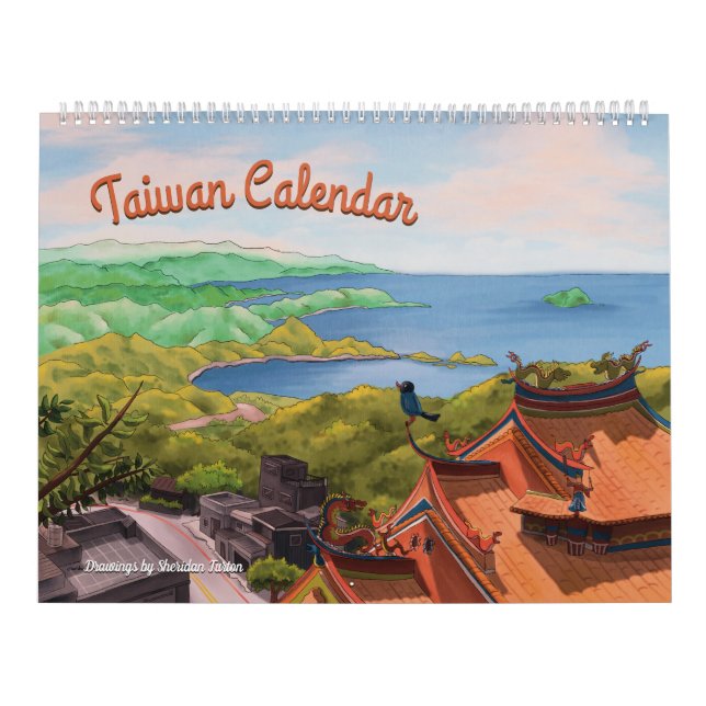 Calendario de ilustraciones de Taiwán (Tapa)