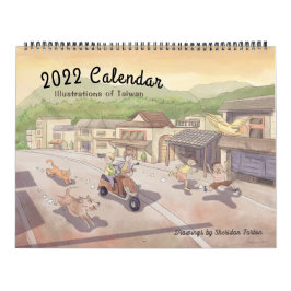 Calendario de ilustraciones de Taiwán