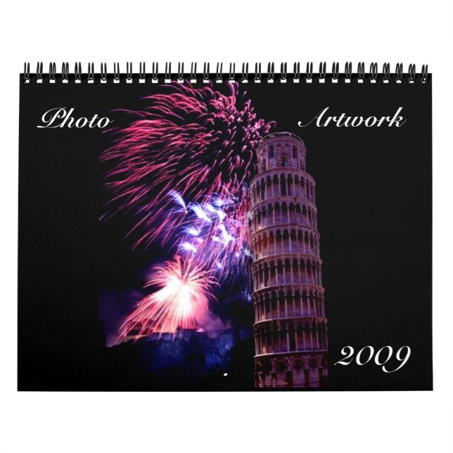 Calendario de ilustraciones fotográficas de 2009 (Tapa)