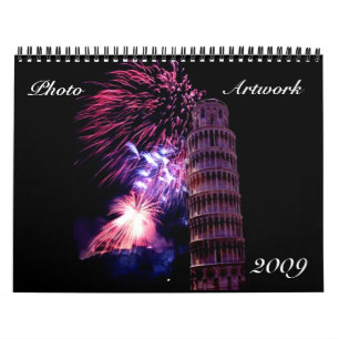 Calendario de ilustraciones fotográficas de 2009