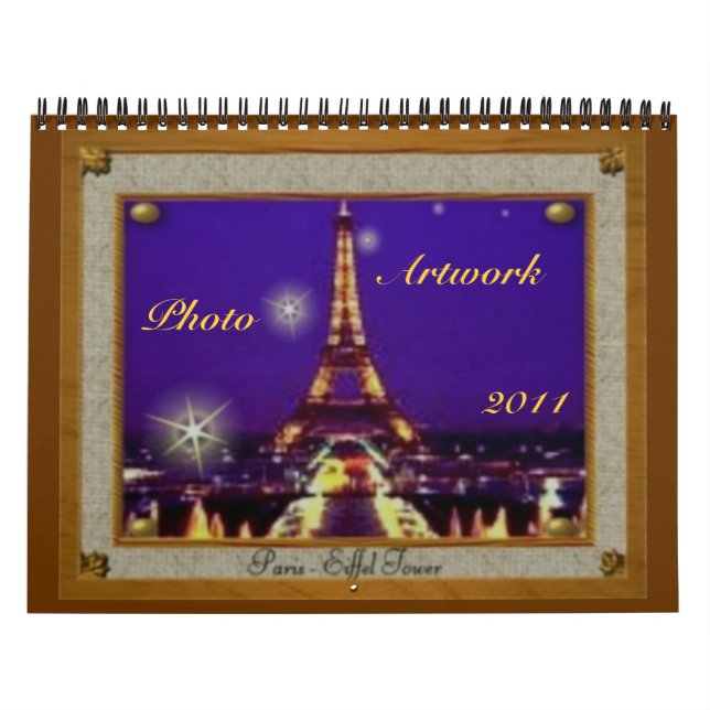 Calendario de ilustraciones fotográficas de 2011 (Tapa)