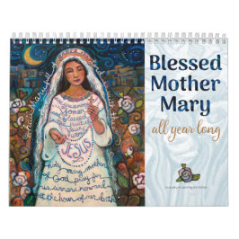 Calendario de imágenes católicas de la Beata Madre