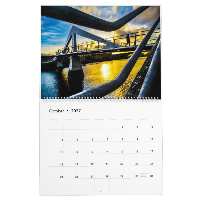 Calendario de imágenes de "Glasgow" 2024 de Paul B (Oct 2027)
