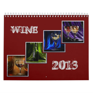 Calendario de imágenes de vino