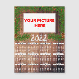 Calendario de imanes de Fridge Personalizar de Woo