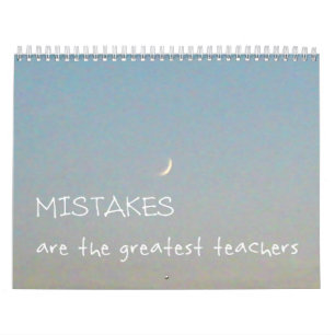 Calendario de inspiración para 2018: 12 Errores
