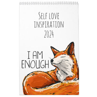 Calendario de inspiración para el amor propio 2024
