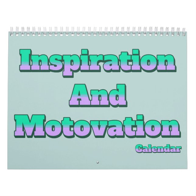 Calendario de inspiración y motivación (Tapa)