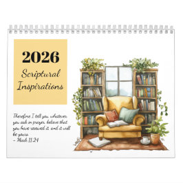 Calendario de inspiraciones escriturales en acuare
