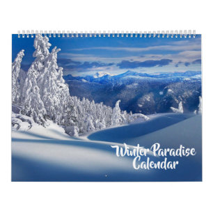Calendario de invierno de gran tamaño