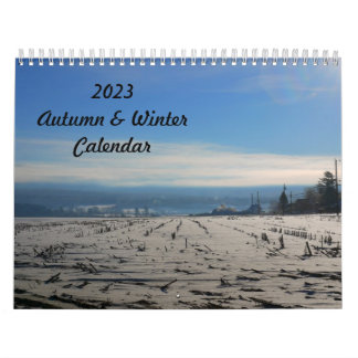 Calendario de invierno de otoño de 2023 en Nueva I