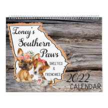 Calendario de Ioney's Southern Paws 2022