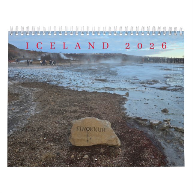 Calendario de Islandia 2026 (Tapa)