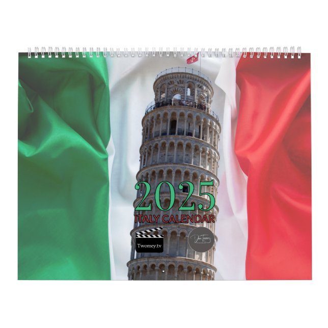Calendario de Italia de 2025 (Tapa)