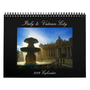 Calendario de Italia y de Vatican 2009