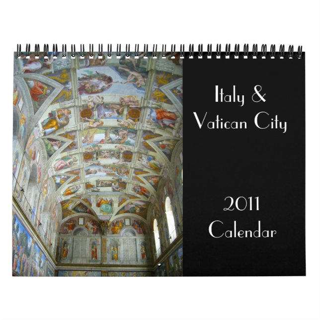 calendario de Italia y de vatican 2011 (Tapa)