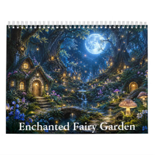 Calendario de jardín de hadas encantadas