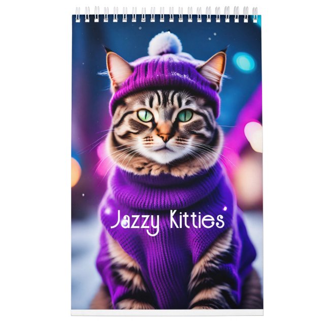 Calendario de Jazzy Kitties (Tapa)