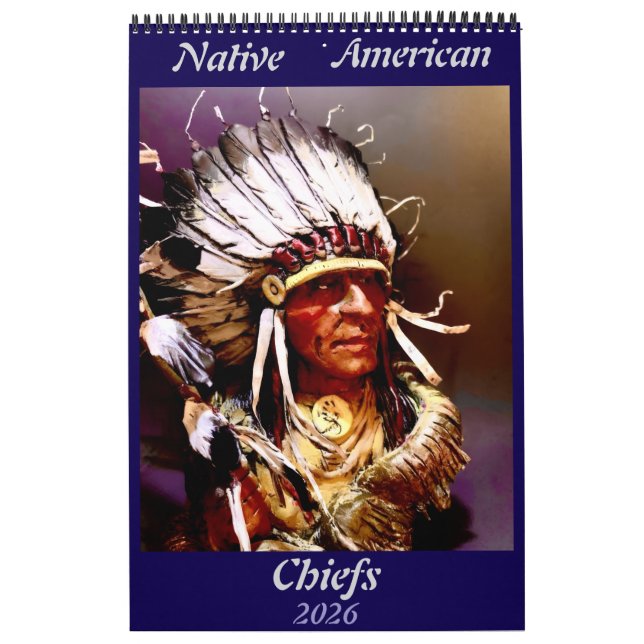 Calendario de Jefes Nativos Americanos (Tapa)